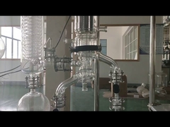 Handige laboratoriumglasreactor met enkele laag instrumenten voor vast materiaal