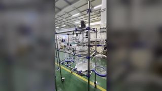 Labglasreactor voor chemische synthese